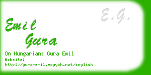 emil gura business card